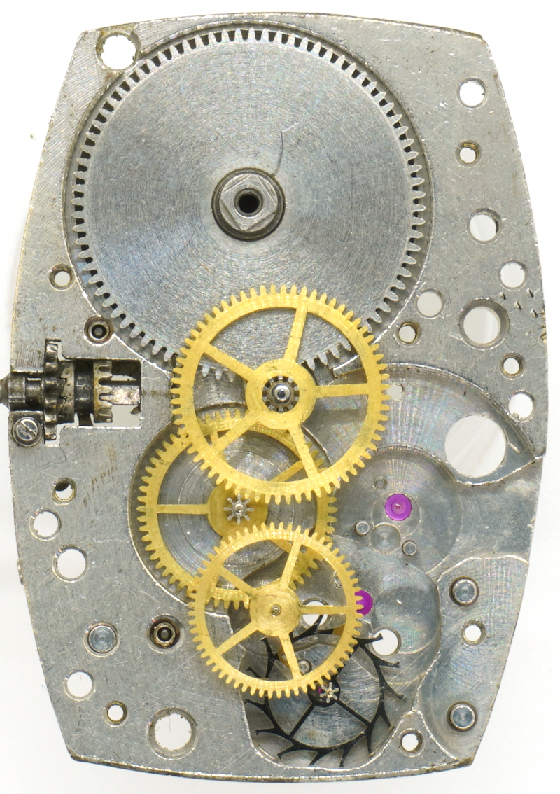 Räderwerk Bulova 7 AA: Räderwerk