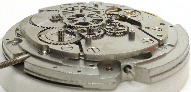 Seitenansicht des Automatic-Räderwerks Citizen 4103: Seitenansicht des Automatic-Räderwerks
