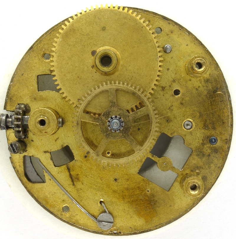 Grundplatine mit Minutenrad Emes 10: Grundplatine mit Minutenrad