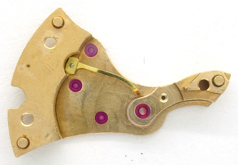 Innenseite der Räderwerksbrücke Junghans J82/3 (682.73): Innenseite der Räderwerksbrücke