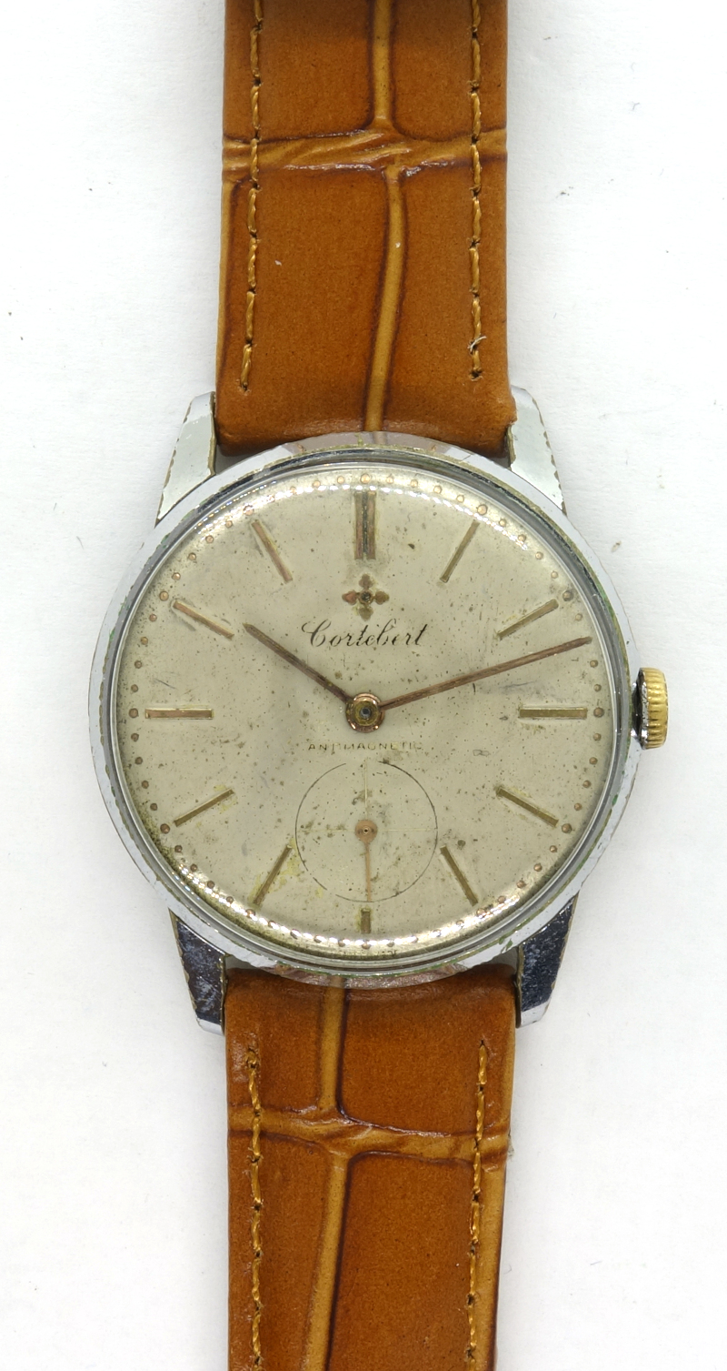 Cortebert Antimagnetic Herrenuhr Cortebert 677: Cortebert Antimagnetic Herrenuhr